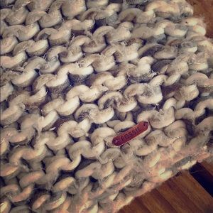Fossil chunky knit Infinity Scarf